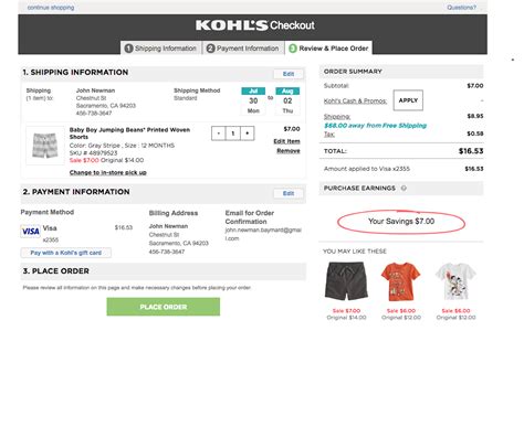 https www kohl's com order.